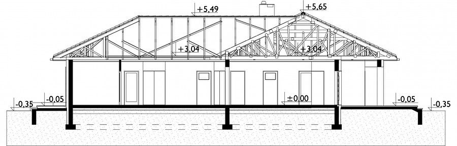 Фасад дома GDE-8293-11 Фасад дома GDE-8293-11