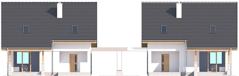 Фасад дома HDI-6897-78 Фасад дома HDI-6897-78